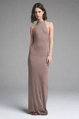 Skims Halter Long Dress