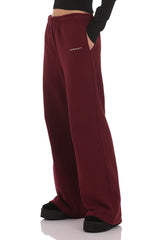 Cinchable Cuff Lucy Sweatpants in Burgundy