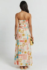 Poolside Mosaic Maxi Dress