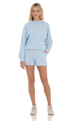 Sweat Shorts in Baby Blue