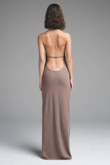Skims Halter Long Dress