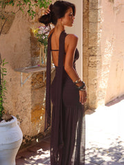 Ida Maxi Dress Chocolate