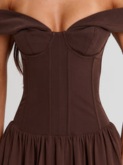 Junipia Maxi Dress Chocolate