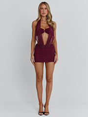 Kariel Mini Dress Purple