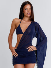 Nayeli Two Piece Mini Dress Navy