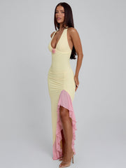 Virginia Maxi Dress Yellow