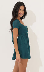 Heart Breaker Dress in Green