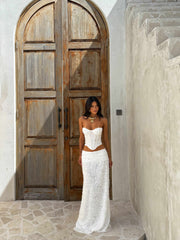 Lucy'S Catherine Skirt Ivory