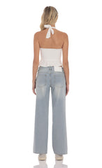 Low Rise Cross Jeans in Blue