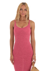 Crochet Dress in Pink