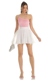 Skater Skirt in White