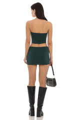 Strapless Twist Two Piece Set