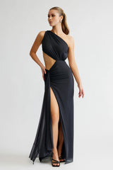 Zaniah Dress - Charcoal