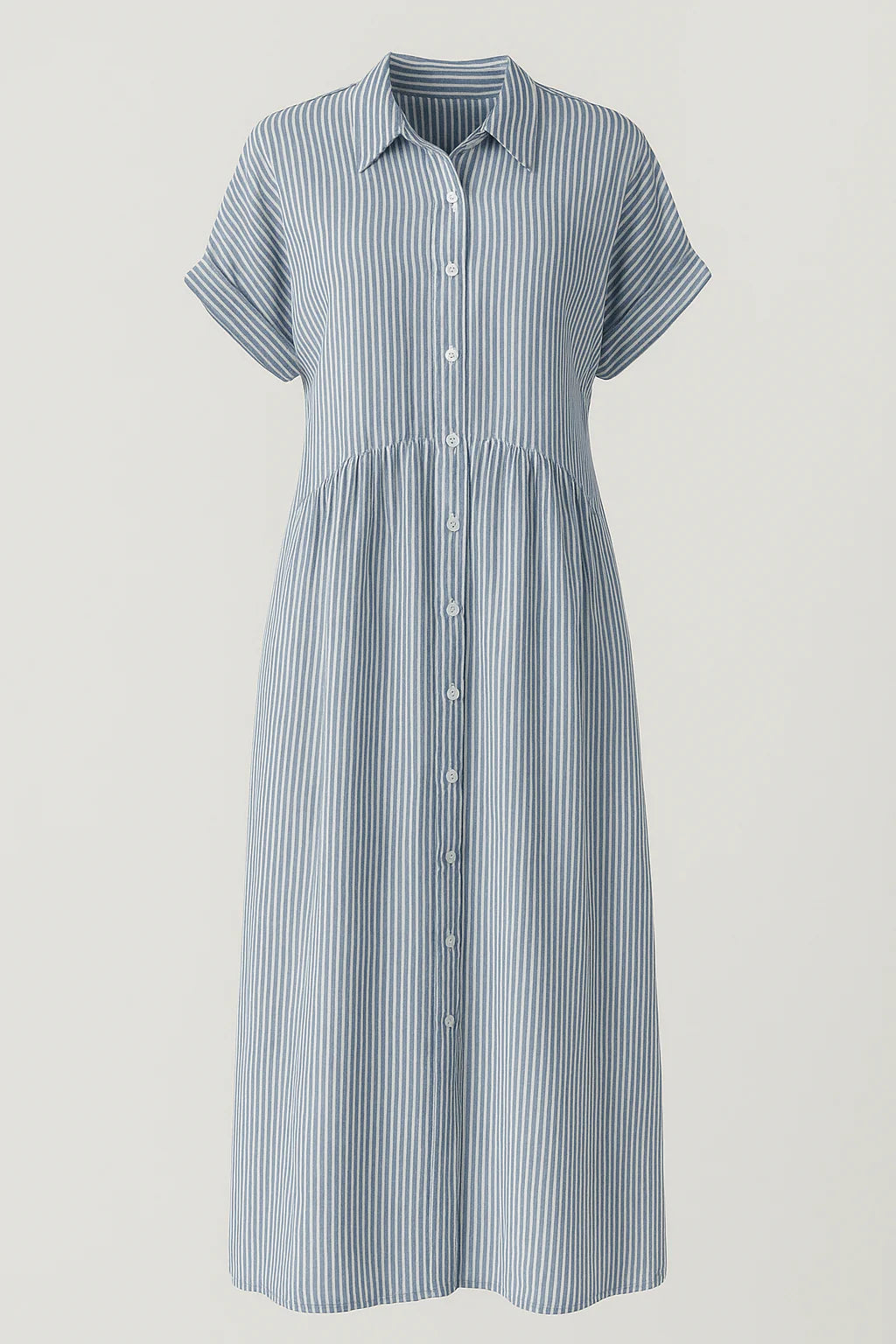 Ladies' Elegant Midi Dress With Pockets