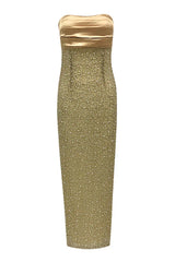Lainey Pearls Beaded Maxi Dress
