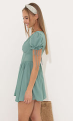 Corset Dress in Green