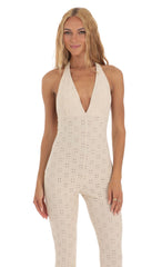 Jumpsuit in Cream