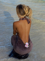 Miane Maxi Dress Chocolate