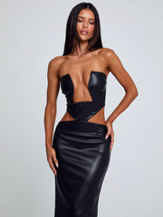 Milarae Midi Dress Black