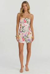 Birthday In Positano Floral Mini Dress