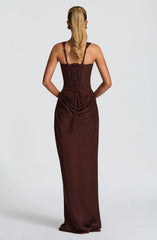 Hourglass Maxi Dress — Sculpted Silhouette, Effortless Style