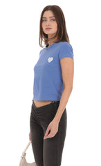 Heart Beverly Hills T-Shirt in Blue