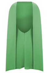 Wynter Scarf Draped Mini Dress - Green