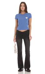Heart Beverly Hills T-Shirt in Blue