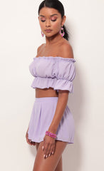 Two Piece Set In Lavender