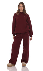 Lucy Sweatpants in Burgundy