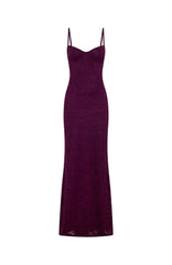 Blossom Belle Maxi Dress Plum
