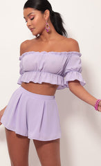 Two Piece Set In Lavender