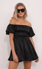 Off The Shoulder Dress in Black