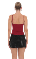 Florette Top in Red